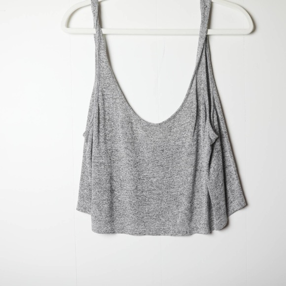 all things golden Tops - All Things Golden Heathered Gray Tank Made in Bali Oversized Fit